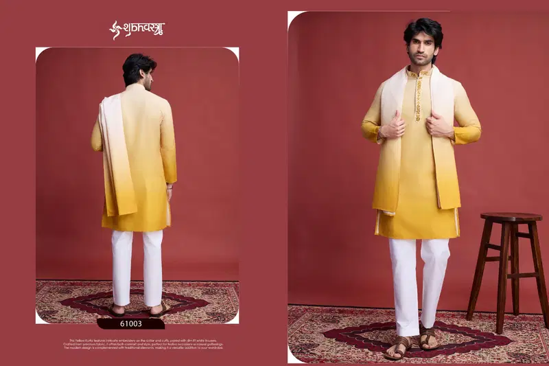 Ethnic Vogue By Shubhvastra Rayon Mens Kurta With Dupatta Online Wholesale